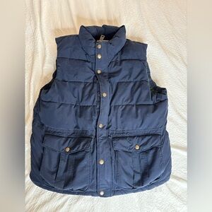 GAP Men's Navy Puffer Vest